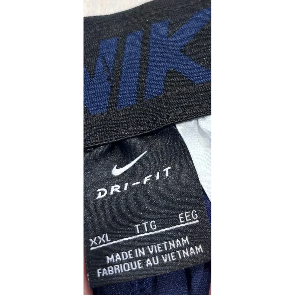 Nike Mens Dri-FIT Training Basketball Shorts Blue Gray 2XL 834465-429
